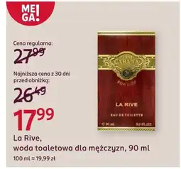 Rossmann Woda toaletowa dla mężczyzn La rive oferta