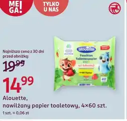Rossmann Papier nawilżany Alouette oferta
