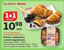 Auchan Kruche z nadzieniem o smaku jagodowym Auchan oferta