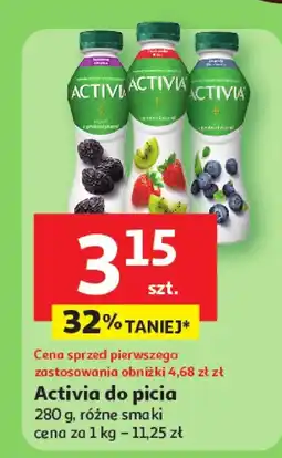 Auchan Jogurt Activia do picia oferta