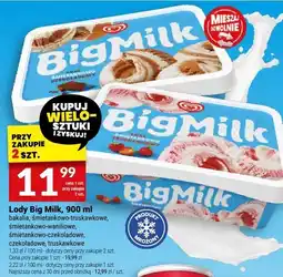 Twój Market Lody Big Milk oferta