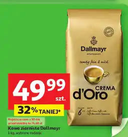 Auchan Kawa ziarnista Crema d'Oro Dallmayr oferta