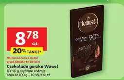 Auchan Czekolada gorzka 90% Wawel oferta