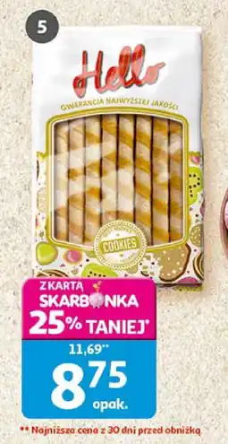 Auchan Rurki waflowe Hello oferta