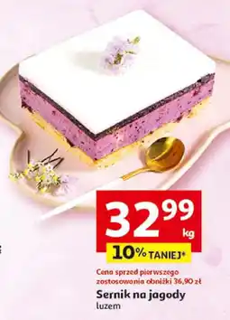 Sernik na jagody Auchan