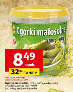 Auchan Ogórki małosolne Auchan oferta