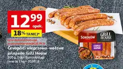 Auchan Kiełbasa wieprzowo-wołowa Grill House oferta