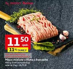 Auchan Mięso mielone z fileta z kurczaka Auchan oferta