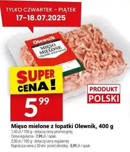 Twój Market Mięso mielone z łopatki Olewnik oferta