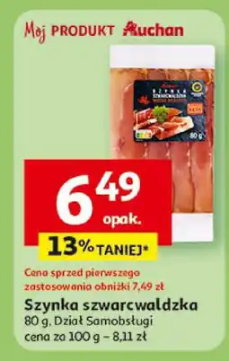 Auchan Szynka szwardzwaldzka Auchan oferta
