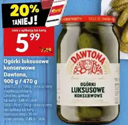 Twój Market Ogórki luksusowe konserwowe Dawtona oferta