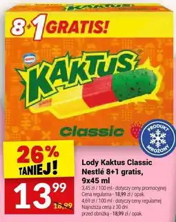 Twój Market Lody Kaktus Classic Nestlé oferta