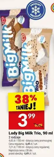 Twój Market Lody Big Milk Trio oferta