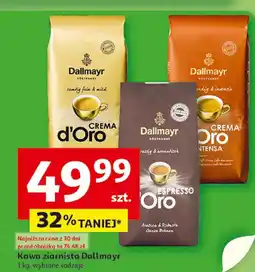 Auchan Kawa ziarnista Dallmayr Crema d'Oro, Espresso Oro, Crema Oro Intensa oferta