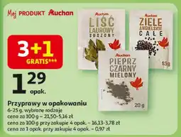 Auchan Przyprawy w opakowaniu Auchan oferta