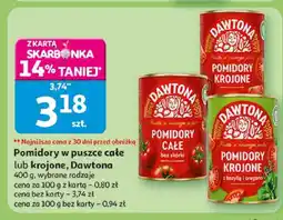 Auchan Pomidory w puszce całe lub krojone Dawtona oferta