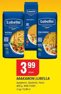 Chorten Makaron Lubella spaghetti, świderki, pióra oferta