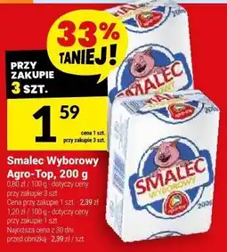 Twój Market Serek topiony Smalec Wyborowy Agro-Top, 200 g oferta