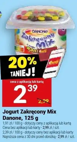 Twój Market Jogurt Zakręcony Mix Danone, 125 g oferta