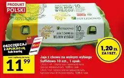Twój Market Jajka z chowu na wolnym wybiegu Suflidowo 10 szt., 1 opak oferta