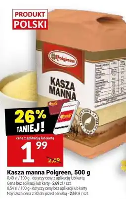 Twój Market Kasza manna Polgreen Twój Market oferta