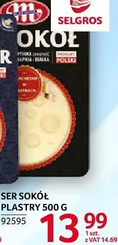 Selgros Ser Sokół plastry Mlekovita oferta