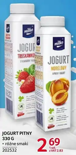 Selgros Jogurt pitny Milko oferta