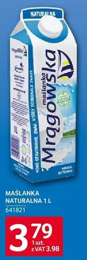 Selgros Maślanka naturalna 1L Mrągowska oferta