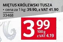 Selgros Miętuś królewski tusza Selgros oferta