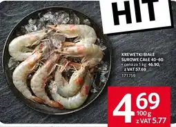 Selgros Krewetki białe surowe 40/60 Selgros oferta
