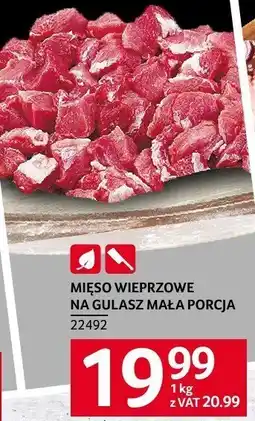 Selgros Mięso wieprzowe na gulasz Selgros oferta
