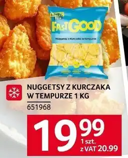 Selgros Nuggetsy z kurczaka w tempurze Selgros oferta