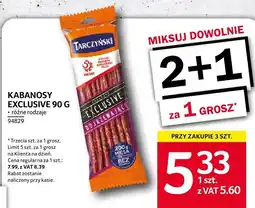Selgros Kabanosy exclusive Tarczyński oferta