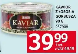 Selgros Kawior z łososia gorbusza Selgros oferta