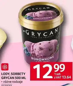 Selgros Lody sorbety grycan oferta