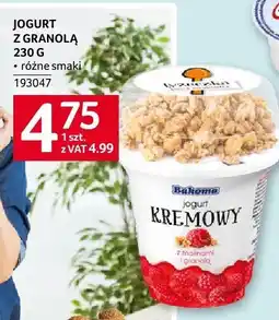Selgros Jogurt z granolą Mlekovita oferta