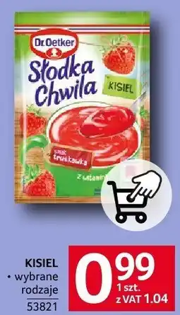 Selgros Kisiel Dr.Oetker różne rodzaje oferta