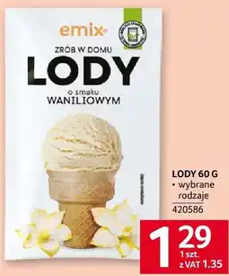 Selgros Lody Emix waniliowe 60 g oferta