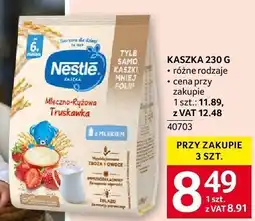 Selgros Kaszka Nestlé Mleczno-Ryżowa Truskawka 230g oferta