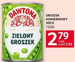 Selgros Groszek konserwowy Dawtona 400g oferta