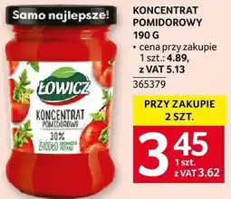 Selgros Koncentrat pomidorowy Łowicz 190g oferta