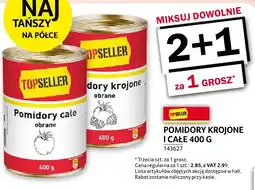 Selgros Pomidory krojone i całe 400g Topseller oferta