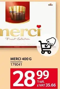 Selgros Czekoladki Merci 400g oferta