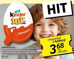 Selgros Jajko niespodzianka Kinder Joy 20g oferta