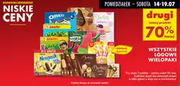 Biedronka Lodowe wielopaki oferta
