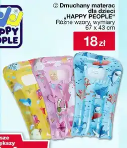 Woolworth Dmuchany materac dla dzieci ,,HAPPY PEOPLE" oferta