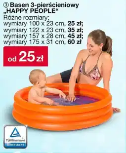 Woolworth Basen 3-pierścieniowy ,,HAPPY PEOPLE" oferta