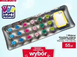 Woolworth Materac dmuchany solarny ,,HAPPY PEOPLE" oferta