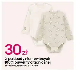 Pepco Body niemowlęce chłopięce 56-80 bawełna organiczna oferta