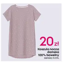 Pepco Koszula nocna damska krótki rękaw s-xxl oferta